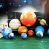 Andra evenemangsfestleveranser Jupiter Neptune Uranus Moon Sun Earth PVC Uppblåsbara ballonger med LED -lampor 230907
