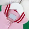 baby höstkläder designer barn rockar mode broderad logotyp barnjacka storlek 100-150 cm skarvningsdesign överrock för pojkar sep01