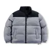 Mens Designer Nord Hiver Coton Femmes Vestes Femmes Lettre Impression Parkas Hommes Hiver Couples Manteau Visage Fermetures À Glissière Lettres Imprimées Hommes 982