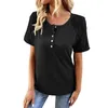 Womens Polos Personality Design Summer Solid Color Fashion Temperament Top