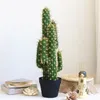 Faux Floral Greenery 38-43CM Artificial Cactus Plants House Decoration Tropical Fake Succulent Greening el Garden Party Home Decor Accessories 230907