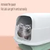 Other Cat Supplies Pet Litter Box Fully Enclosed Spillproof Deodorant Cat Toilet Two-Way Shovel Large Capacity Cat Toilet Litter Box Closed Sandbox 230908