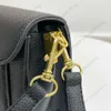 Avancerad designer Dionysuss Bag kvinnors axelhandväska mode läder tryck handtag Clamshell vintage plånbok klassisk fyrkantig underarmskroppsväska