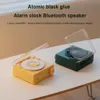 Portable Sers 2023 Retro Wireless Bluetooth Ser Alarm Clock Small Record Player Highquality Audio Home Smart Stereo Surround 230908