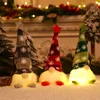 Juldekorationer 6 Styles Glowing Gnome Faceless Doll Merry Home Decoration Navidad Natal Gift Year Gifts 230908