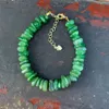 Natural Green Jade Armband Nephrite Armband smycken Handgjorda stenar gåva Lucky Jewelry