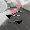 Metal Triangle Barrettes Hairpin Nekury dziewczyna grzywka