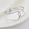 Bangle Umcho Titanium Steel Love Forever Fashion Biżuteria dla kobiet romantyczna rocznica klasyczne zaangażowanie