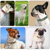 Coleiras para cães Trelas Coleiras personalizadas para identificação de cães Coleiras personalizadas para cães com fivela de metal Couro acolchoado para cães pequenos e médios Pitbull Buldog 230908