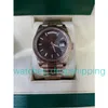 Super NF Factory Watch V2 Rose Gold 41mm Brown Chocolate Plaid Dial Automatic Movement Stainless Steel High-Quality Mens Watches N282K