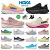 Hokas Bondi 8 Clifton 8 9 Oryginalne buty do biegania Triple Black Impala Peach Whip Eggnog Blanc Mens Damens Sneakers Buty buty do chodzenia wielki rozmiar US 12 13 EUR 46 47