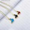 Hanger Kettingen Vlinder Ketting Waterdicht Elegant Vriendinnen Cadeau Bruiloft voor Vrouw Sieraden Topkwaliteit 18 Kleur Q230908