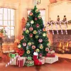 UPS New Inflatable Christmas Canes Classic Lightweight Hanging Decoration Lollipop Balloon Xmas Party Balloons Ornaments Adornment Gift 88cm/35inch 9.8