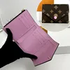 Top-Designer-Geldbörse für Herren und Damen, dreifach faltbare Geldbörse, klassische alte Blumen-Geldbörse im viktorianischen Stil, Kartenclip, Münzgeldbörse, Kartenhalter, lässige Clutch