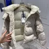 Donna Francia Piumino da uomo Lettera Monclair lavorato a maglia da donna Parka Pannello Cappotti casual Giubbotti bomber Designer Uomo S Abbigliamento0 Taglia 012