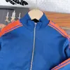 vestiti per bambini autunno Tute tute per ragazza ragazzo Taglia 100-150 CM 2 pezzi Polsini con filo giacca con cerniera e pantaloni sportivi allacciati Sep01