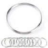 Keychains 50 100st Keyring Split Ring 25mm Keychain Rings Argolas Para Chaveiro Tillbehör för Key Porte Cle Parts262Q