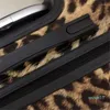 Suitcases Fashion Trolley Suitcase Zebra Leopard Print Unisex Rolling Luggage Carry On Travel Bags Wheel