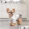 犬のアパレルデザイナー服シャツTシャツ夏の小型犬用夏のペットソフトパピーキャットティーティー通気性ps1991ドロップデリバリーG dhrw8