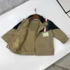 Детская осенняя одежда, модные детские пальто, ветрозащитный дизайн, детская куртка, размер 90-150 см, пальто с дизайном для мальчиков, Sep01