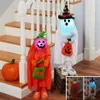 Christmas Decorations Cute Halloween Trick-or-Treaters Decoration with Color-Changing LED Lights for Porch Room Corner or Outdoor 230908