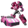 Action Toy Figures 4pcsset Mini Force Transformation Robot Jouets Figurines MiniForce X Simulation Voiture Avion Déformation Mini Agent Jouet 230908