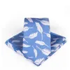 Krawatten Mode 75 cm Baumwolle Floral Herren Krawatte Einstecktuch und Print Krawatte Set für Männer Hochzeitsaccessoires Taschentuch Krawatte Männer Geschenk 230907