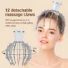 Head Massager Massager Electric Octopus Claw Scalp Stress Relief Therapeutic Scratcher Magnet Physiotherapy Health Care 230908