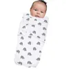 毛布の赤ちゃんスワドルブランケットコットン生まれ睡眠袋調整可能な肌に優しいラップ男の子の女の子のための人間工学に基づいた寝袋