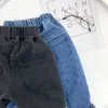 Byxor Jeans 2 7t Hangat Musim Dingin Beludru Untuk Anak Perempuan Celana Pakaian Luar Laki Laki Gugur Panjang REMAJA ANAK ANAK 230907