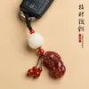 Keychains Agate Jade Money Drawing pi Xiu Keychain Car Key Men's Pendant Couple Minimaliste créatif Femme