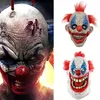 Maski imprezowe topeng badut rambut merah cosplay kostum horor helm wjah penuh późno Joker topeng halloween hiasan kepala pesta 230907