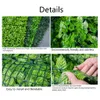 Faux Floral Greenery Artificial Leaf Fence Panels Faux Hedge Privacy Fence Screen Greenery for Outdoor Garden Yard Terrace Patio Balcony Decorations 230907