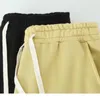 Pantalones de otoño 2023, ropa de buena calidad para mujer, pantalones de chándal de talla grande con cintura alta y cordón en el tobillo, pantalones de chándal curvos para mujer