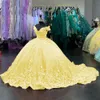 Flora 3D Querida Quinceanera Vestidos Alças Apliques Flores Doce 15 Aniversário Princesa Vestidos de Festa Vestidos De 15 Anos Vestido de Baile 01