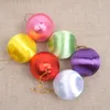 Dekorativa blommor 30 datorer Jul snö Globe Pendant Halloween Decor Festival Satin Colorful Ball Silk Foam Snowball Decoration