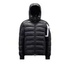 Arm Badge M Letter Mens Down Jacket Winter Hooded Puffer Jacket Fashion Designer casaco quente tamanho 1--5