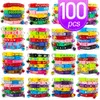 Halsbanden Groothandel 100 stuks kattenhalsband met bel veiligheidskabels voor huisdieren Kraag puppy kitten Kleine verstelbare gespaccessoires 230907