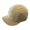 Ball Caps Short Brim Five-Piece Cap Peaked Men And Women Couple Outdoor Camping Hat Sports Soft Baseball