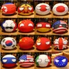 Plush Dolls 68 Styles 10cm Country Ball Toys Polandball Pendant Balls Countryball Bostged Doll Doll Toy Gift for Kids 230908