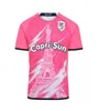 2022 2023 BIARRITZ Racing 92 rugby jersey Maillot Stade Francais Paris Union Toulouser Bordeaux Begles home away Perpignan Ernest Wallon Warm Up shirt size S-5XL