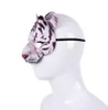 Maschere in maschera di tigre Leopardo animale Mardi Gras Halloween Mezza maschera Costumi Cosplay Kabuki Cat Dancing Party Puntelli