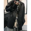 DeepTown Kpop Streetwear Overize traw-barde bluzka kobiety harajuku moda vintage długie koszulki hipisowe guziki na guziki