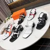 Orange Brand Designer Women's Sandals High Heels Party Fashion Nited Women's Emotional Shoes Summer Beach Tisters Double Strap Trap Slippers