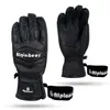 Luvas esportivas Alpioneer Ski Homens Inverno Quente Neve Térmica Mulheres Cabra Couro Esqui Snowboard Mittens Impermeável À Prova de Vento 230907