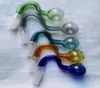 Hookahs w kolorze 14 mm grube w Pyrex Glass Oil Burner Rura palenia Akcesoria męskie staw dla Bong Dab Rig Bowle