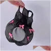 Hundebekleidung Sommerkleid Katze Spitzenrock Haustierkleidung Chihuahua Streifen Welpe Prinzessin Niedliche Kleidung Zubehör PS2069 Drop Lieferung Hom Dhax3