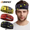 Sweatband gótico crânio headband suor bandagem esporte cabeça faixa de cabelo treino tênis fitness jog basquete correndo assustador mulheres homens 230907