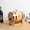 Mini Oak Barrel 1L Wine Wood Keg Whisky Dispenser för Rum Age
