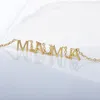 Anhänger Halsketten Mama Brief Halskette Geschenk für Mama Edelstahl Kette Mütter zierliche Muttertag Schmuck 2023
